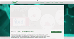 Desktop Screenshot of genexindia.net